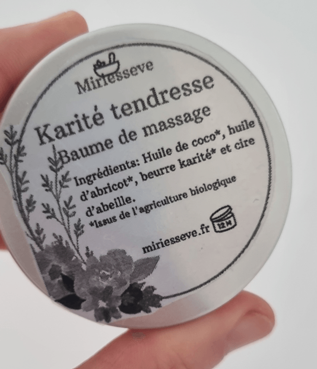Baume de massage Karité tendresse 